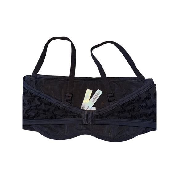 PINK VICTORIAS SECRET bra size Large DD BLACK - Picture 3 of 5